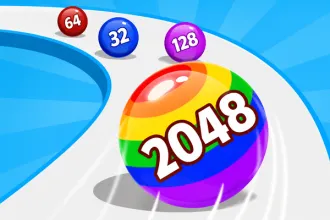 Ball Run 2048