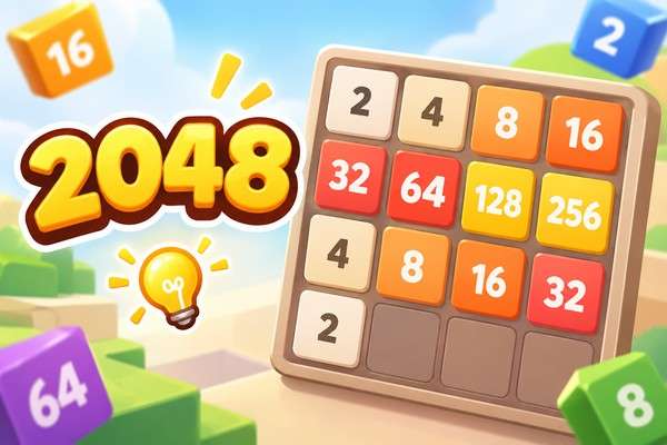 2048 Game With Hints