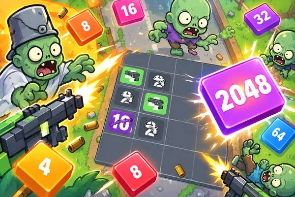 2048: Guns vs. Zombies