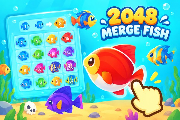 2048 Merge Fish